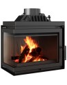Insert cheminée SMART MS 8 BS 150mm vitre à gauche
