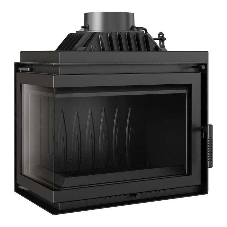 Insert cheminée SMART MS 8 BS 150mm vitre à gauche