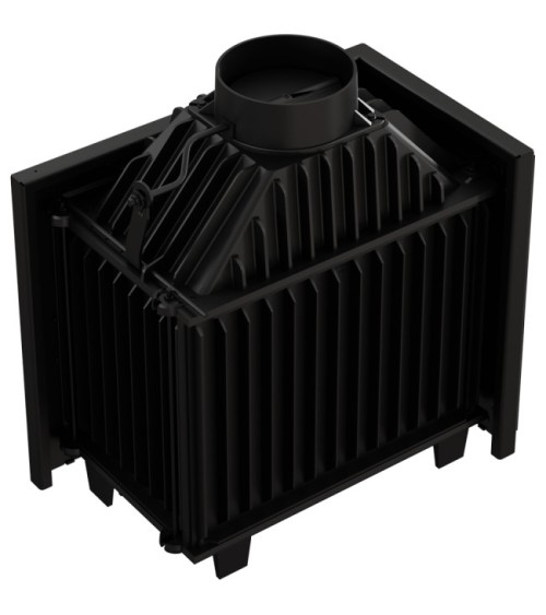 Insert cheminée SMART MS 8 BS 150mm vitre à gauche