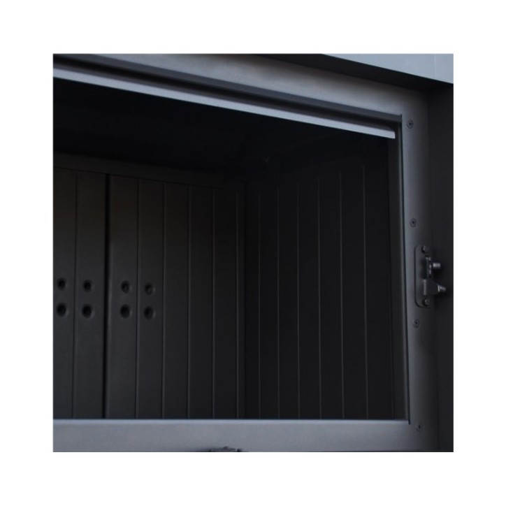 Insert cheminée LUCY 14 SLIM BLACK