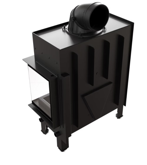 Insert cheminée FLOKI 10Kw vitre à droite