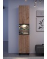 Salon complet KYOTO : table basse, meuble TV, vitrine, commode haute, (buffet)