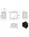Insert cheminée à bois AUVYS 10 kW