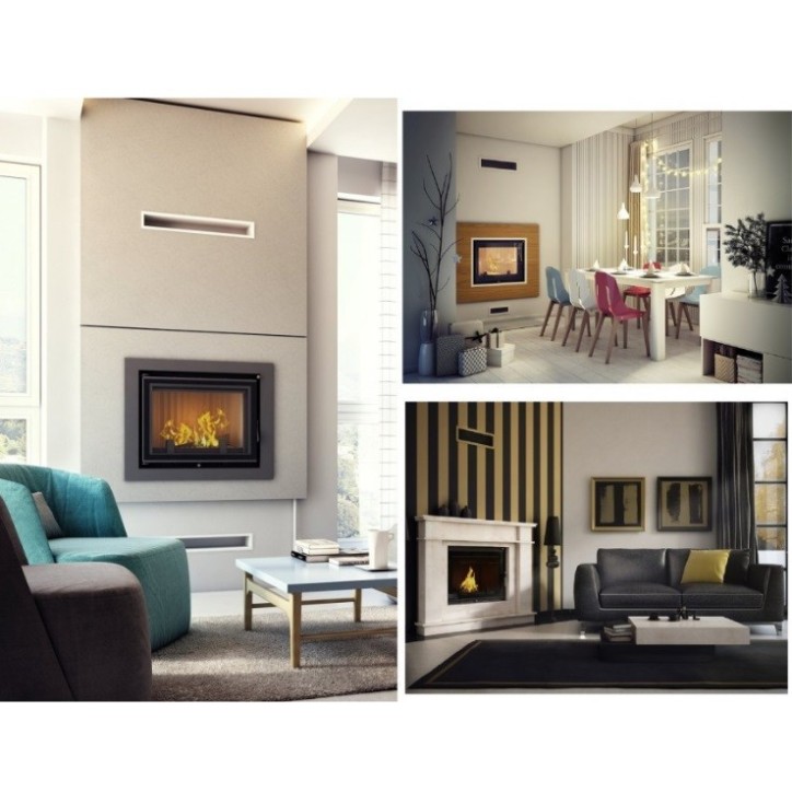 Insert cheminée à bois SCOTT 10 kW