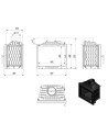 Insert cheminée à bois SCOTT 10 kW