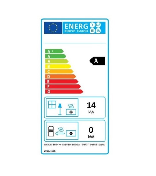 Insert cheminée à bois MADIA 14 kW