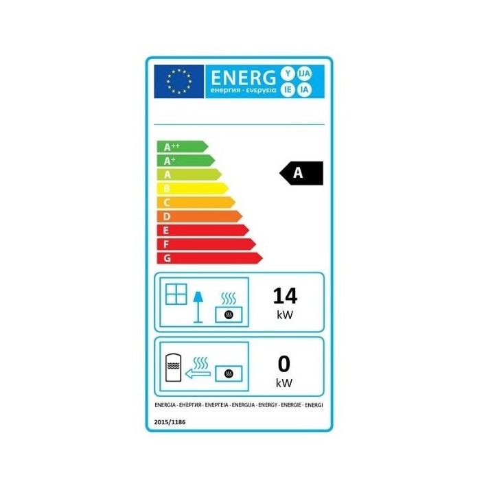 Insert cheminée à bois MADIA 14 kW