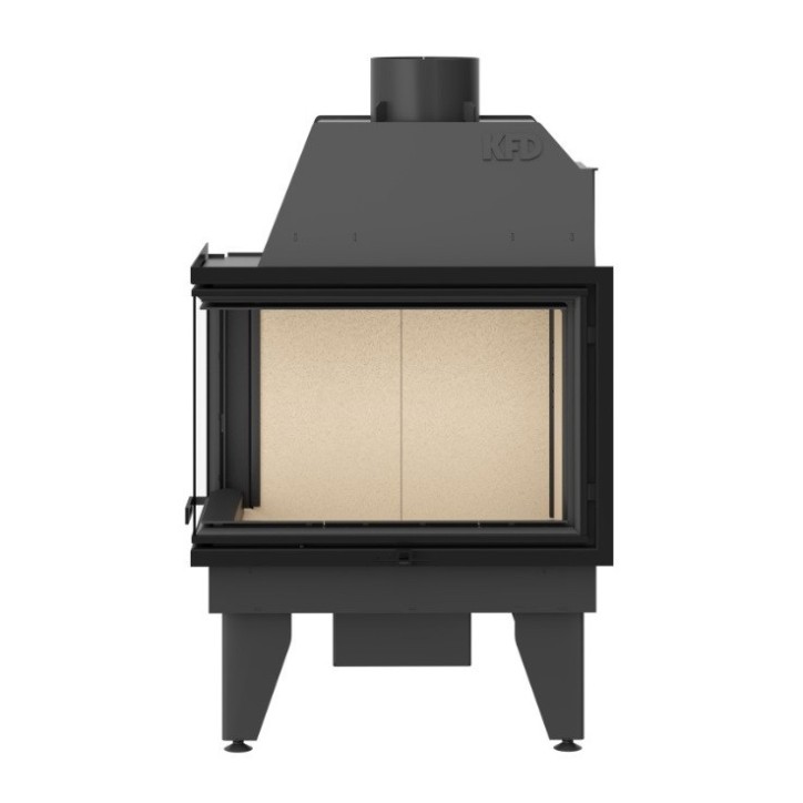 Insert cheminée à bois SIDRA 17 kW 2 vitres version gauche