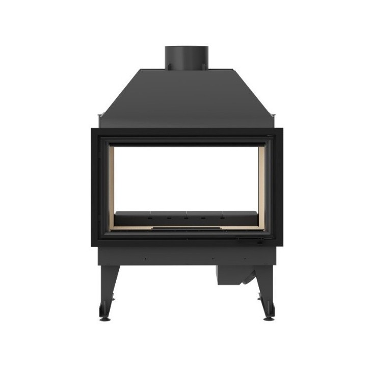 Insert cheminée à bois MOLDI 19 kW vision sur 2 côtés Insert cheminée à bois MOLDI 19 kW vision sur 2 côtés