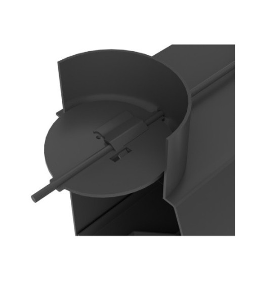 Insert cheminée à bois MOLDI 19 kW  vision sur 2 côtés