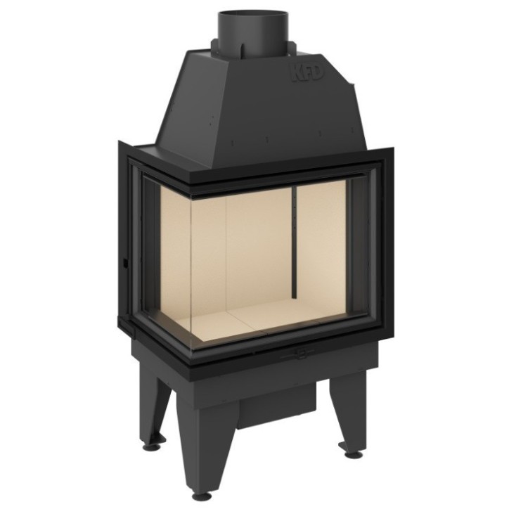 Insert cheminée à bois LINE 15 kW 2 vitres version gauche Insert cheminée à bois LINE 15 kW 2 vitres version gauche