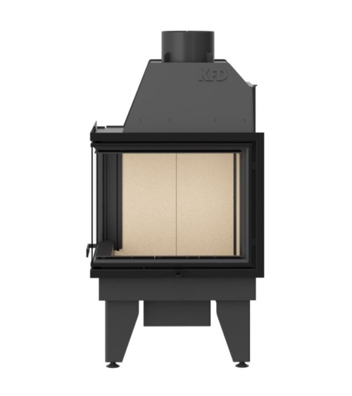 Insert cheminée à bois LINE 15 kW 2 vitres version gauche