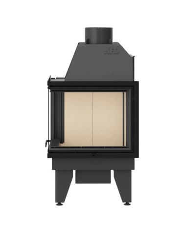 Insert cheminée à bois LINE 15 kW 2 vitres version gauche