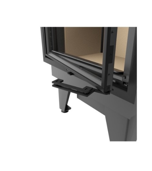 Insert cheminée à bois LINE 15 kW 2 vitres version gauche