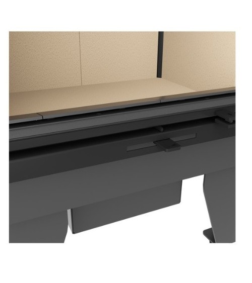 Insert cheminée à bois LINE 15 kW 2 vitres version droite