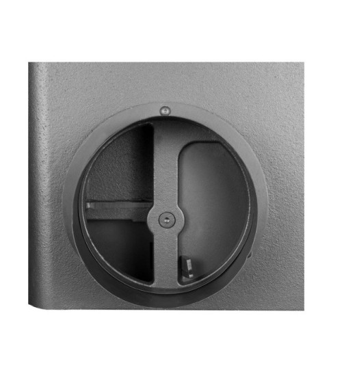 Insert cheminée à bois VILIA déflecteur automatique 11 kW 2 vitres version gauche