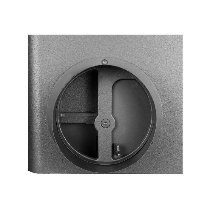 Insert cheminée à bois VILIA déflecteur automatique 11 kW 2 vitres version gauche