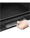 Insert cheminée à bois VILIA déflecteur automatique 11 kW 2 vitres version gauche
