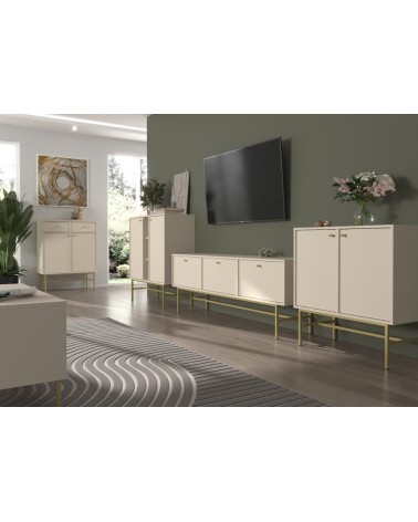 Buffet TOKYO beige 80 cm 2 portes