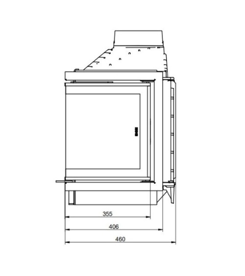 Insert cheminée à bois KFD ECO MAX 7 3F standard