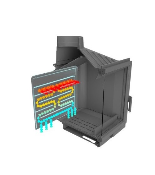 Insert cheminée à bois KFD ECO MAX 7 3F standard