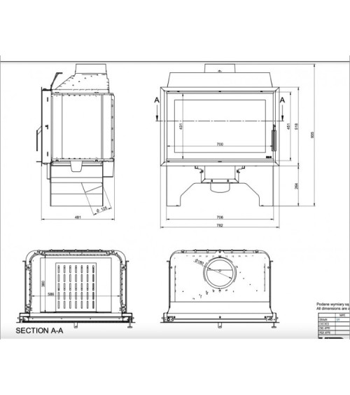 Insert cheminée à bois KFD ECO iLUX 90