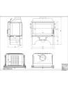 Insert cheminée à bois KFD ECO iLUX 90