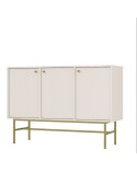 Buffet TOKYO beige 125 cm 3 portes