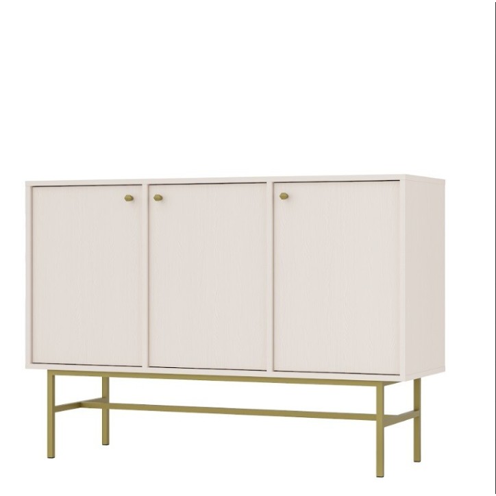 Buffet TOKYO beige 125 cm 3 portes