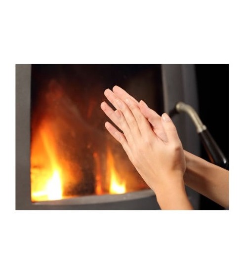 Insert cheminée à bois KFD ECO iLUX 90 coin gauche