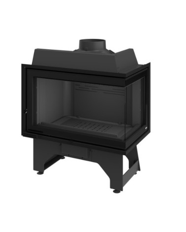 Insert cheminée à bois KFD ECO iLUX 90 coin droit