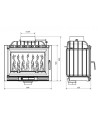 Insert cheminée à bois W13A-11,5kW ECO