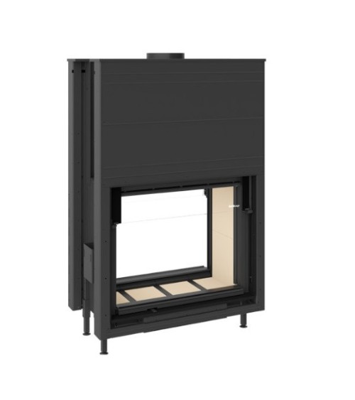Insert cheminée à bois KFD Linea DF V 1190 3.0, 20 kW double vitre