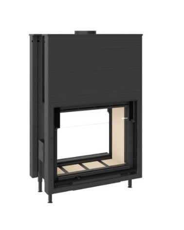 Insert cheminée à bois KFD Linea DF V 1190 3.0, 20 kW double vitre