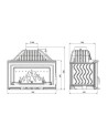 Insert cheminée à bois W16-13.5kW ECO