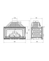 Insert cheminée à bois W16-16.3kW ECO