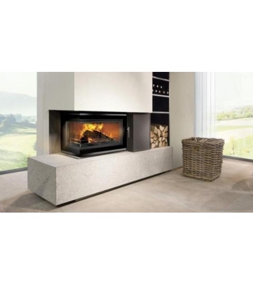 Insert cheminée à bois W16LB-13.5kW ECO COIN GAUCHE