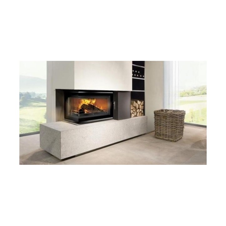 Insert cheminée à bois W16LB-13.5kW ECO COIN GAUCHE Insert cheminée à bois W16LB-13.5kW ECO COIN GAUCHE