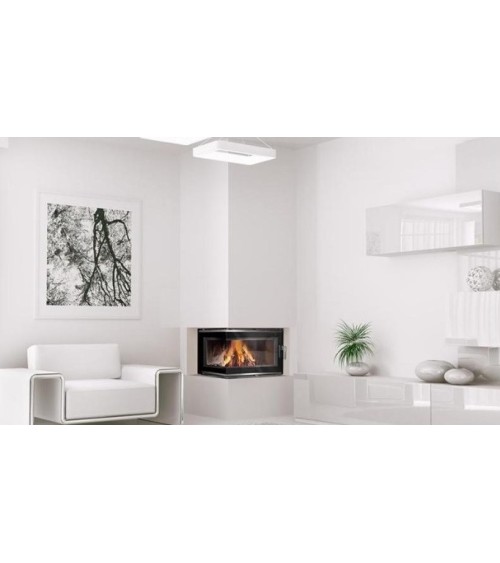 Insert cheminée à bois W16LB-13.5kW ECO COIN GAUCHE