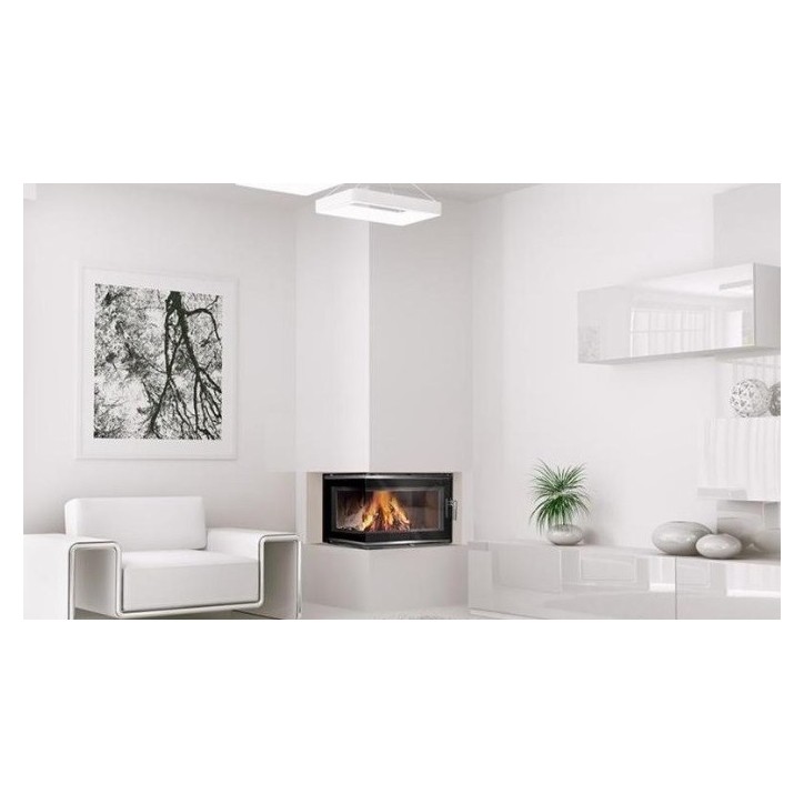 Insert cheminée à bois W16LB-13.5kW ECO COIN GAUCHE Insert cheminée à bois W16LB-13.5kW ECO COIN GAUCHE