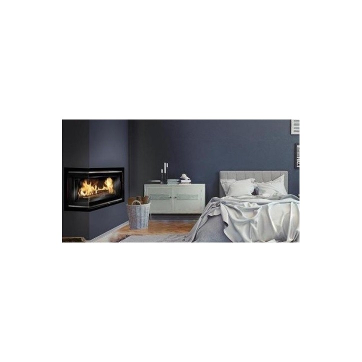 Insert cheminée à bois W16LB-13.5kW ECO COIN GAUCHE Insert cheminée à bois W16LB-13.5kW ECO COIN GAUCHE