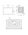 Insert cheminée à bois ATLAS 14 KW