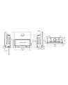 Insert de cheminée 160 EVO 2LD TUNNEL d250  20kW design haut de gamme