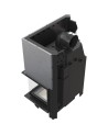 Insert cheminée MBO 15  BS vitre à droite ouverture relevable black