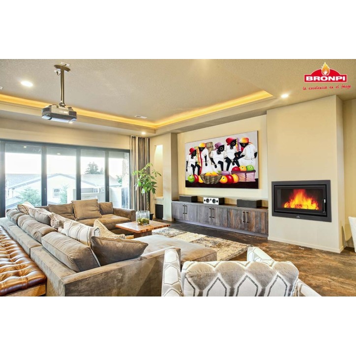 Insert cheminée à bois LONDRES - 21kw Insert cheminée à bois LONDRES - 21kw