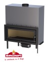Insert cheminée à bois LONDRES-T-VISION avec TURBINE- 21kw