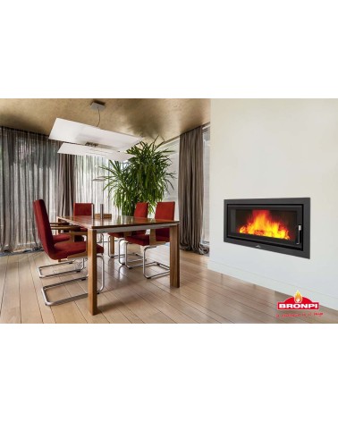 Insert cheminée à bois LONDRES-VISION - 21kw