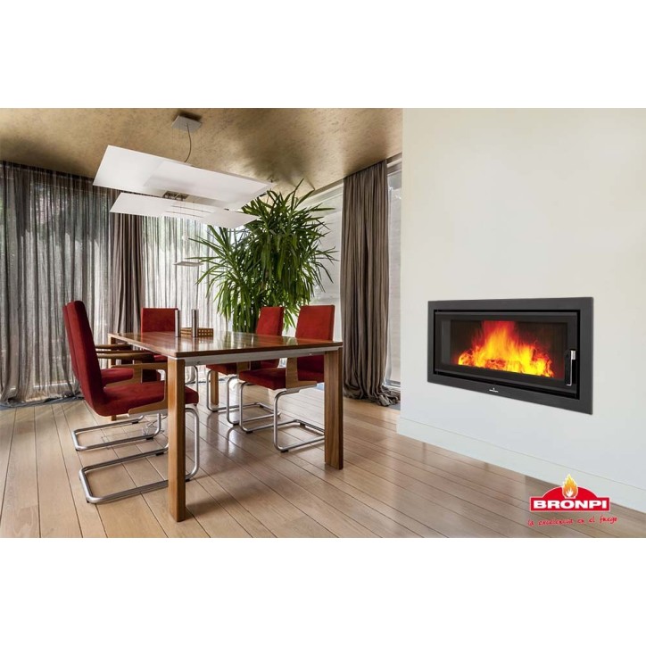 Insert cheminée à bois LONDRES-VISION - 21kw