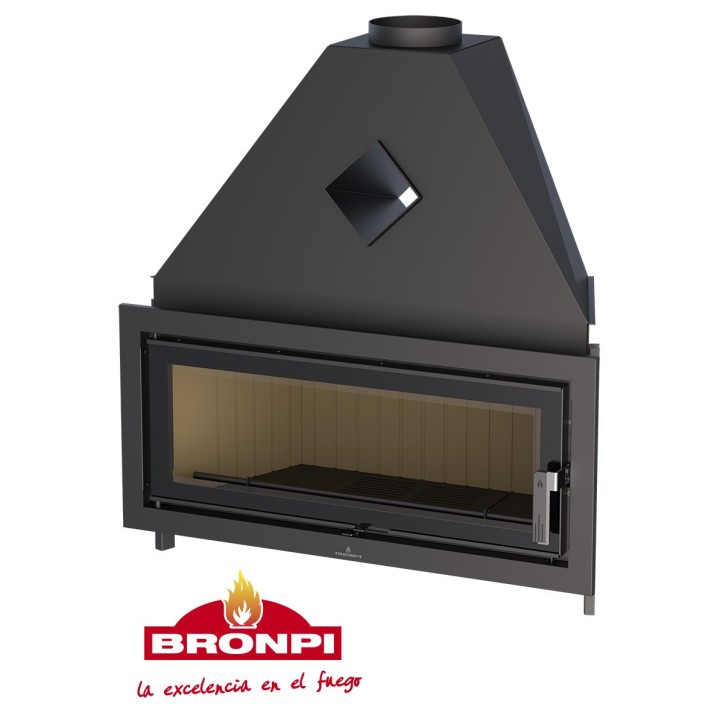 Insert cheminée à bois LONDRES-VISION - 21kw