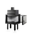 Insert cheminée HEATING.PRO.M.6 - droit